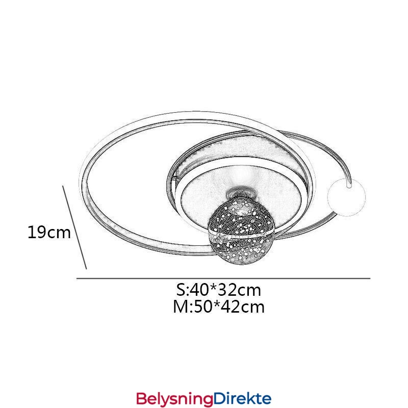 Innfelt Taklampe For Interiør