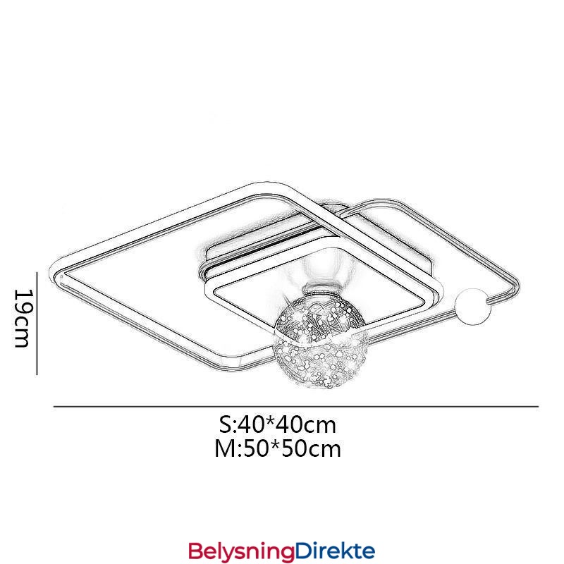 Innfelt Hjemmedekorasjon Moderne Taklampe