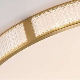 Innfelt Taklampe Runde Lysarmaturer Trefarget Dimming