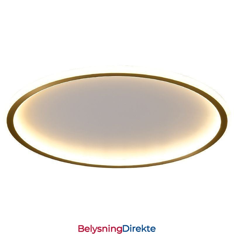 Innfelt Taklampe Runde Lysarmaturer Trefarget Dimming