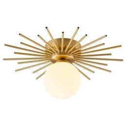 Moderne 1-Lyss Innfelt Taklampe Globeformet Taklampe