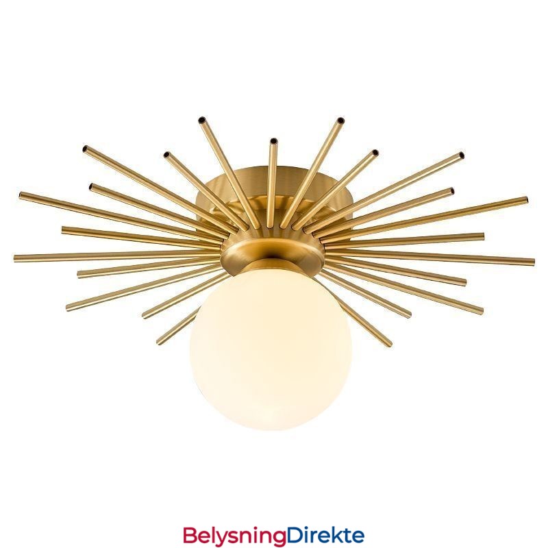 Moderne 1-Lyss Innfelt Taklampe Globeformet Taklampe