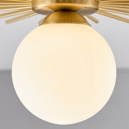 Moderne 1-Lyss Innfelt Taklampe Globeformet Taklampe