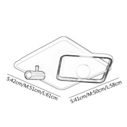 Innfelt Akryl Firkantet Taklampe Spotlight