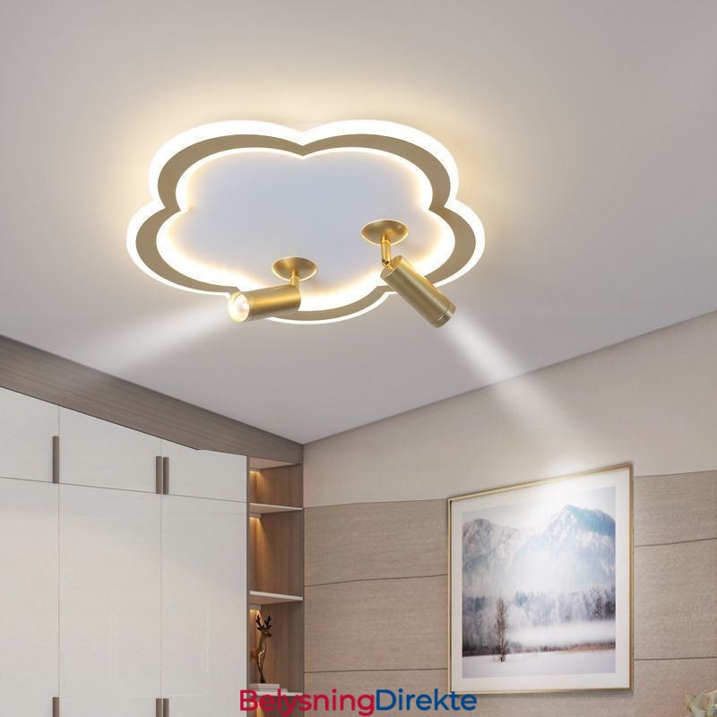 Innfelt Akryl Blomsterformet Taklampe Spotlight