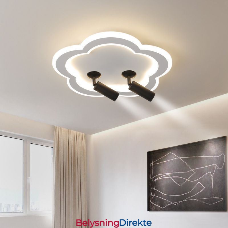 Innfelt Akryl Blomsterformet Taklampe Spotlight