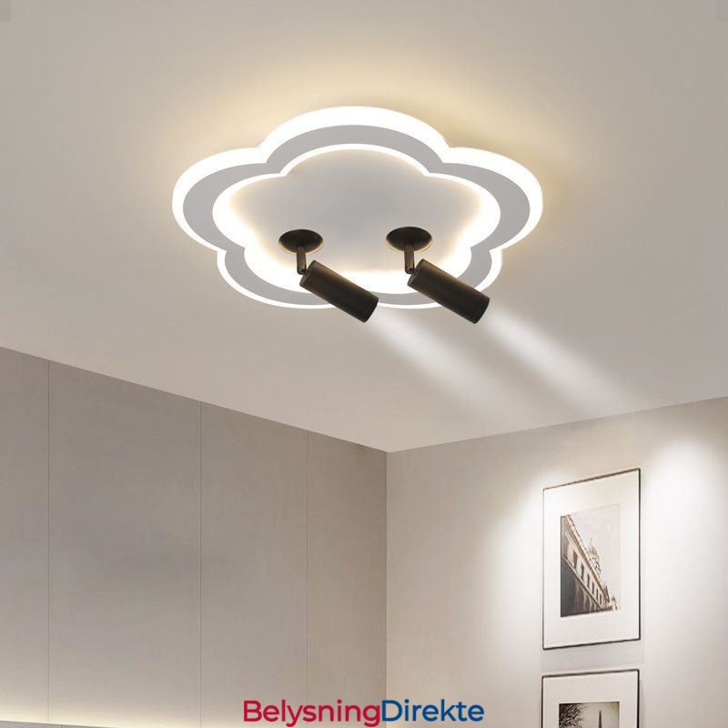 Innfelt Akryl Blomsterformet Taklampe Spotlight