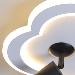 Innfelt Akryl Blomsterformet Taklampe Spotlight