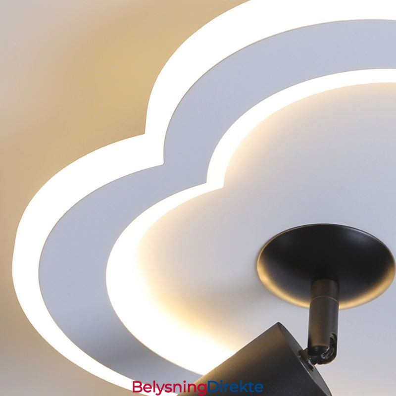 Innfelt Akryl Blomsterformet Taklampe Spotlight