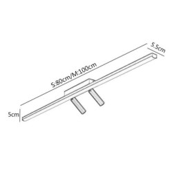 Lineær Akryl Spotlight I Taket