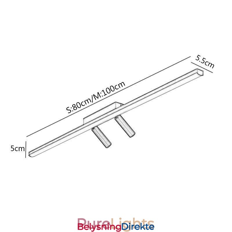 Lineær Akryl Spotlight I Taket