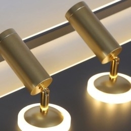 Firkantet, Innfelt Akryl Taklampe Spotlight