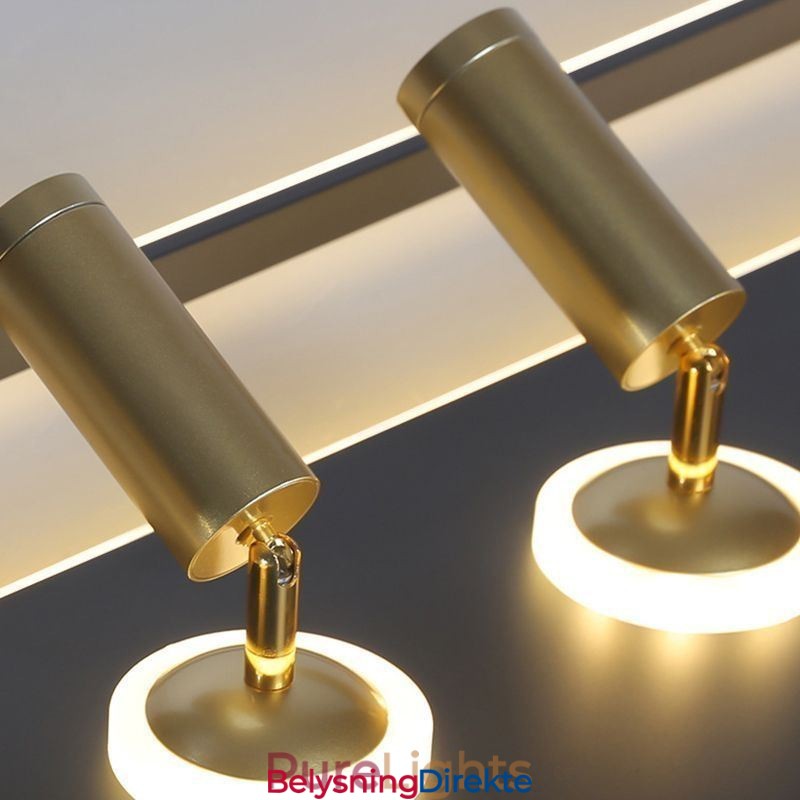 Firkantet, Innfelt Akryl Taklampe Spotlight