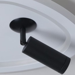 Taklampe I Akryl, Trekantet, Innfelt Spotlight