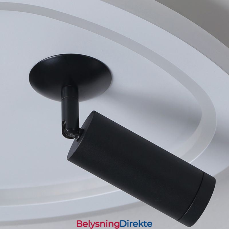 Taklampe I Akryl, Trekantet, Innfelt Spotlight