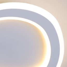 Taklampe I Akryl, Trekantet, Innfelt Spotlight