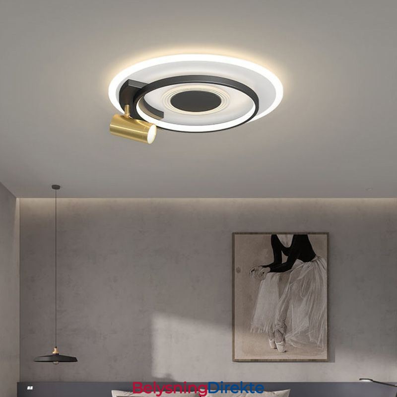 Geometrisk Innfelt Akryl Taklampe Spotlight