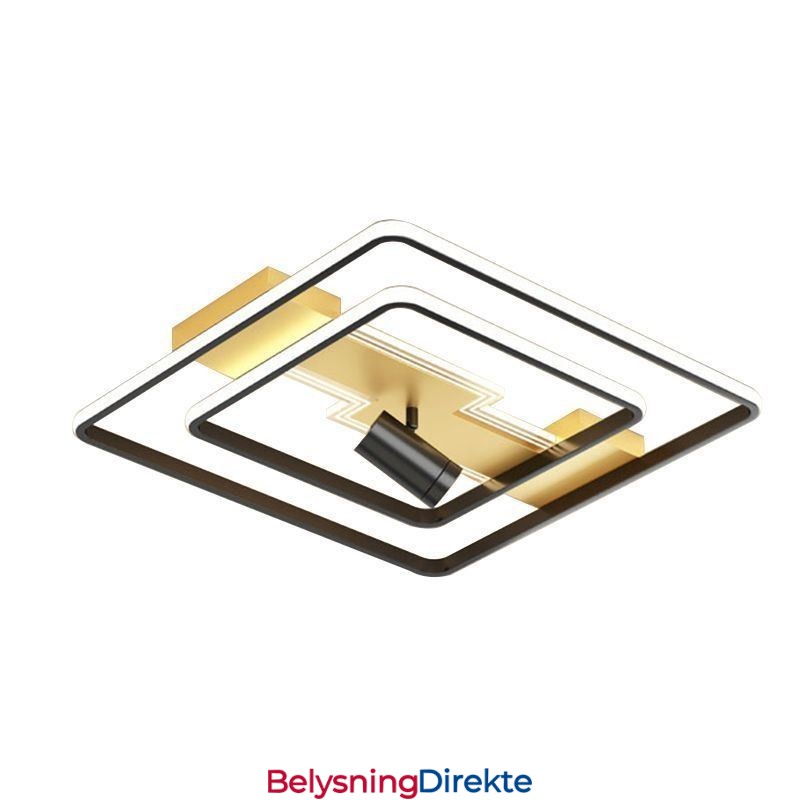 Geometrisk Innfelt Akryl Taklampe Spotlight