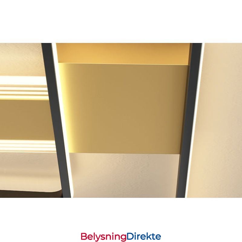 Geometrisk Innfelt Akryl Taklampe Spotlight