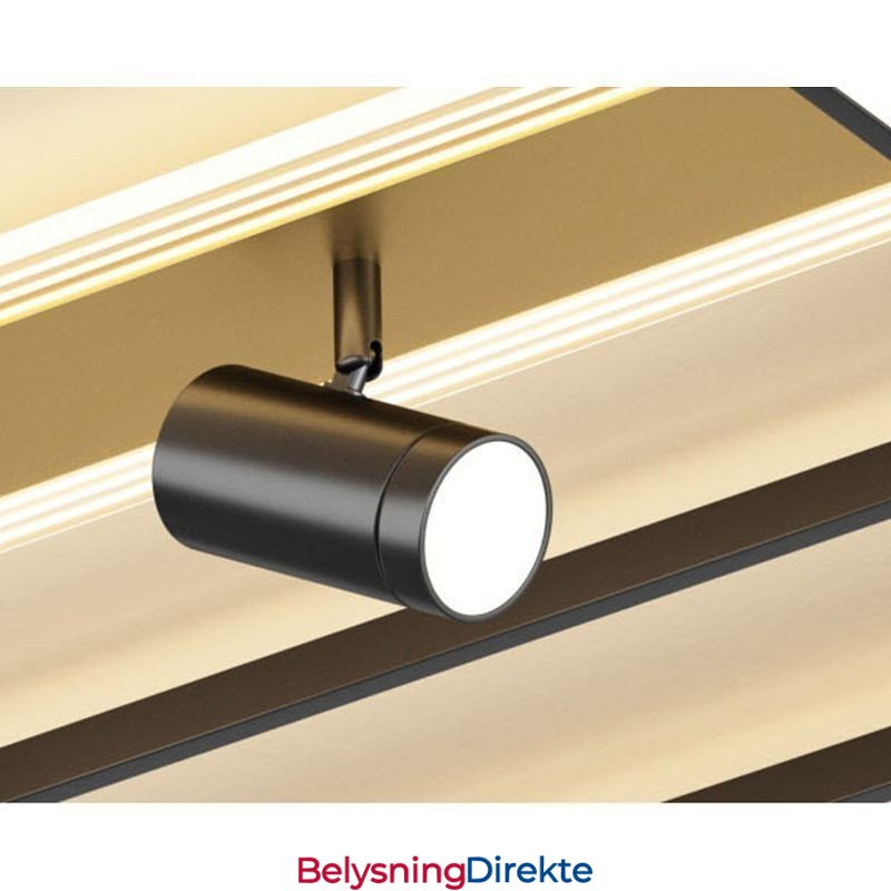 Geometrisk Innfelt Akryl Taklampe Spotlight