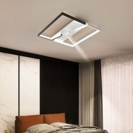 Taklampe I Svart Og Hvit Akrylbelysningsspotlight