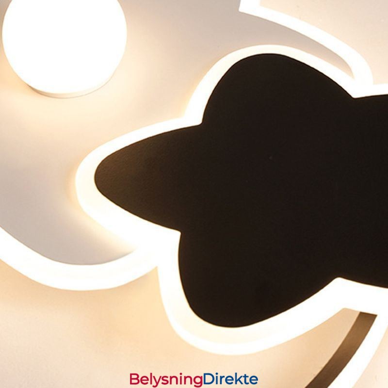 Kreativ Taklampe I Akryl Med Spotlight Og Innfelt Montering