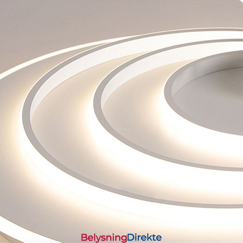 Kreativ Taklampe I Akryl Med Spotlight Og Innfelt Montering