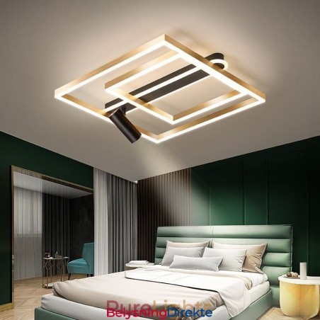 Minimalistisk Akryl Taklampe I Innfelt Form