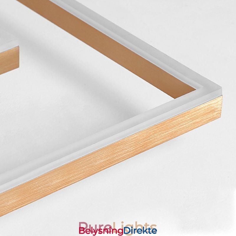 Minimalistisk Akryl Taklampe I Innfelt Form