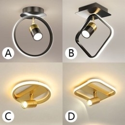 Akryl Taklampe Minimalistisk Dekorasjonslampe Spotlight