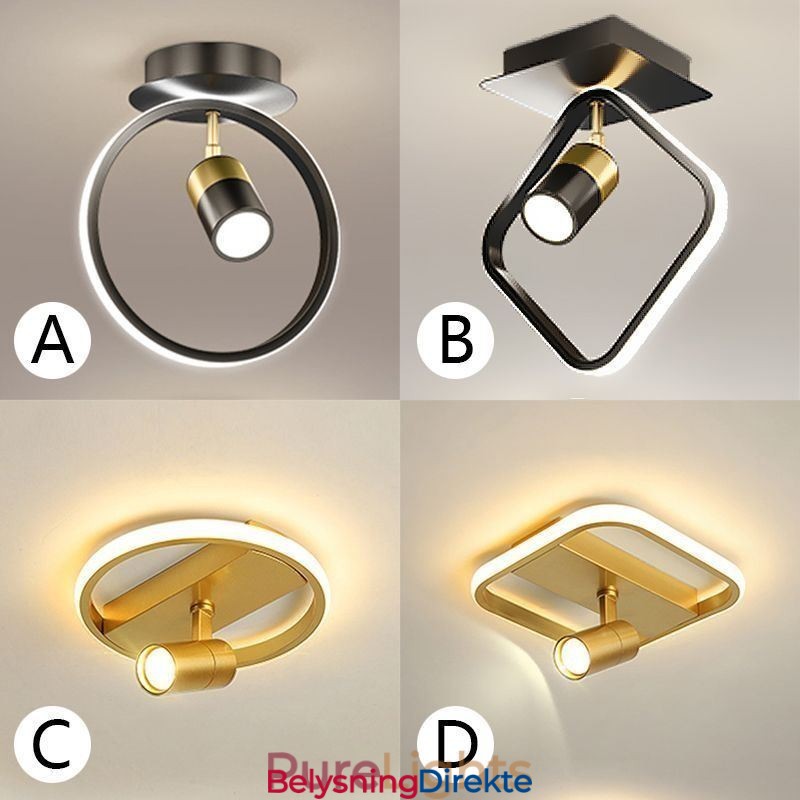 Akryl Taklampe Minimalistisk Dekorasjonslampe Spotlight