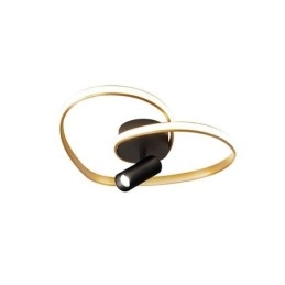 Innfelt Spotlight I Børstet Gull, Hjerteformet