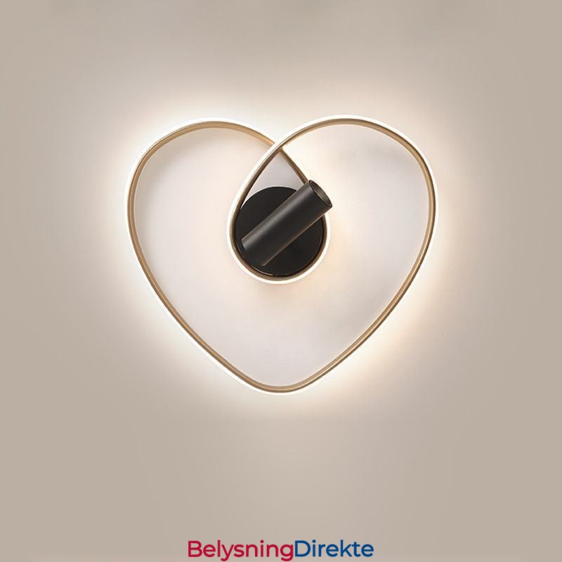 Innfelt Spotlight I Børstet Gull, Hjerteformet