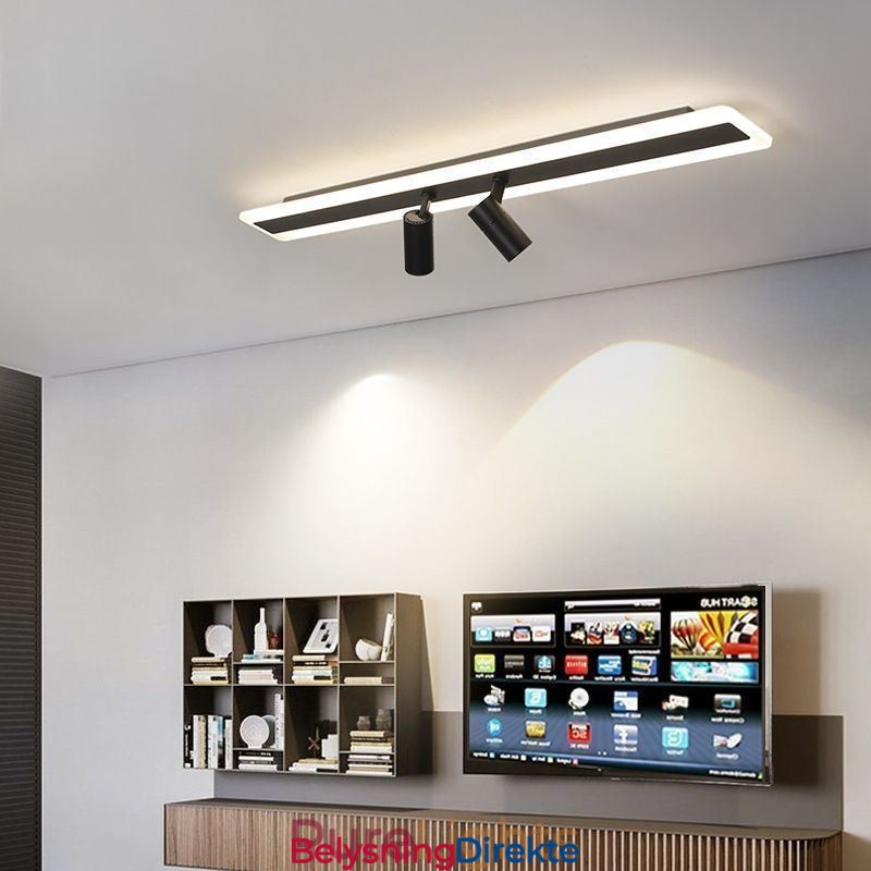 Lineær, Innfelt Akryl Taklampe Spotlight