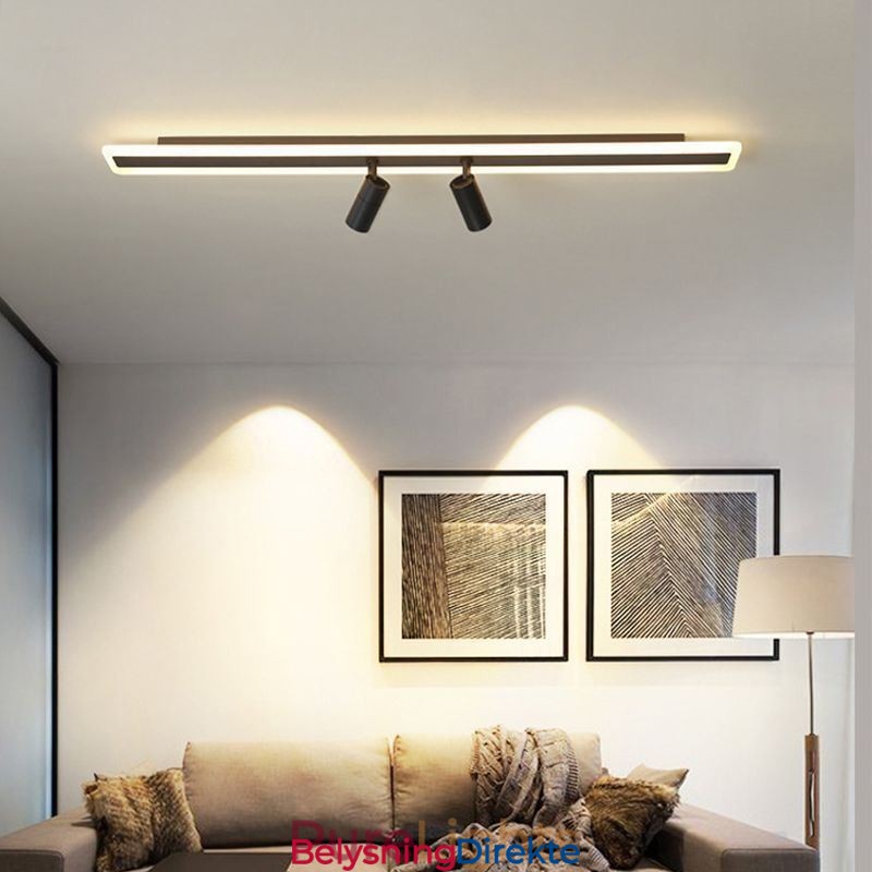 Lineær, Innfelt Akryl Taklampe Spotlight