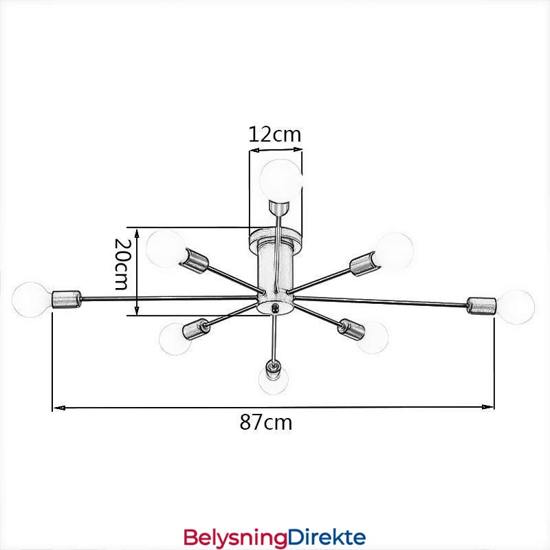 Magic Bean Innfelt Taklampe Dekorativ Lampe