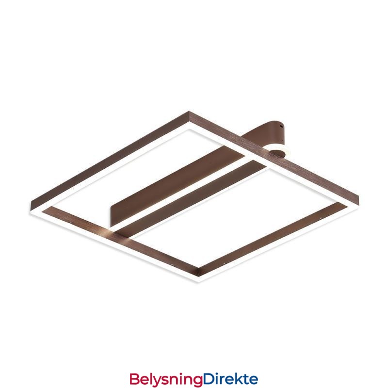 Akryl Firkantet Innfelt Taklampe