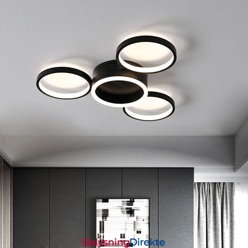4-Rings Innfelt Taklampe