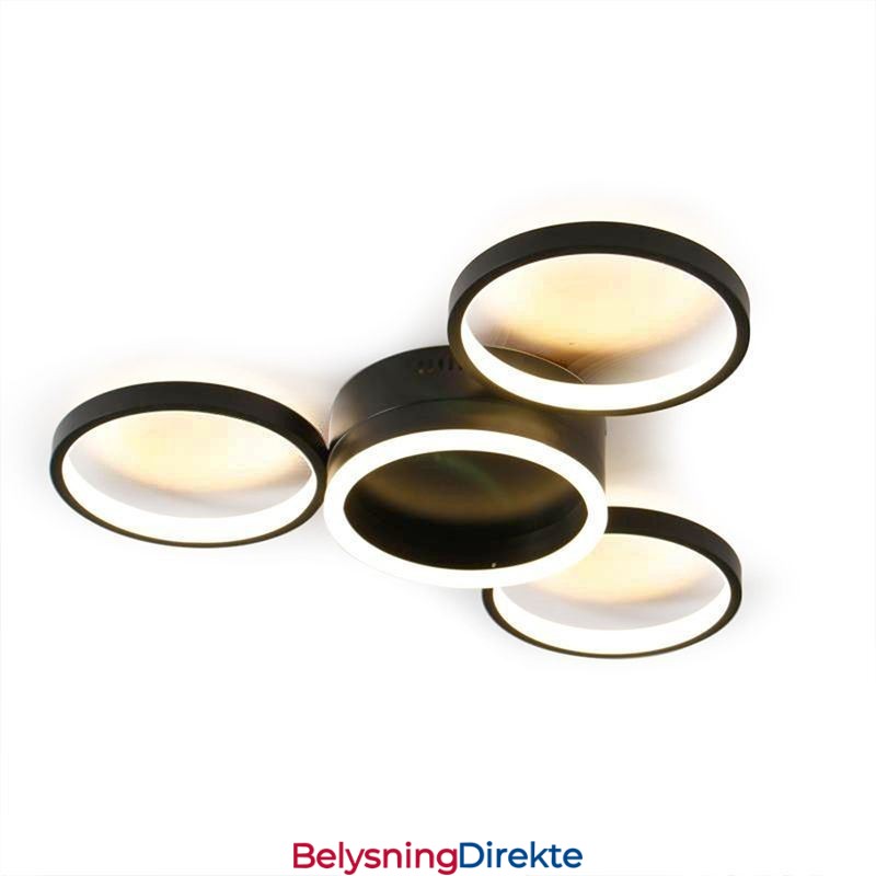 4-Rings Innfelt Taklampe