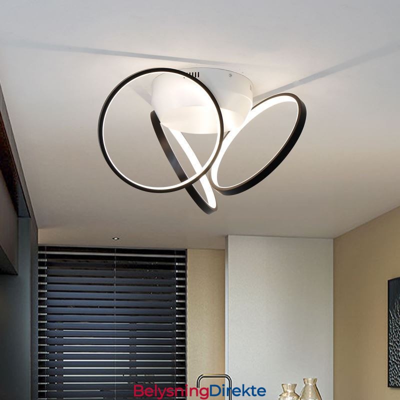 Akryl Halo Ring Innfelt Taklampe