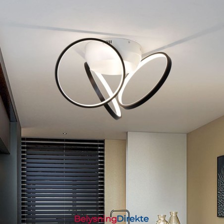 Akryl Halo Ring Innfelt Taklampe