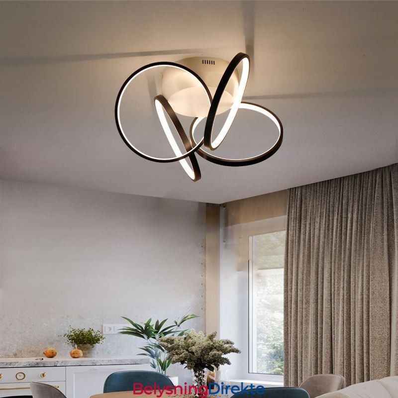 Akryl Halo Ring Innfelt Taklampe