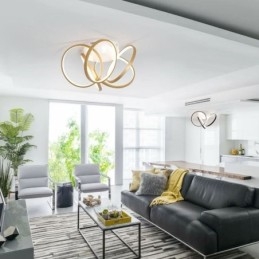 Akryl Halo Ring Innfelt Taklampe