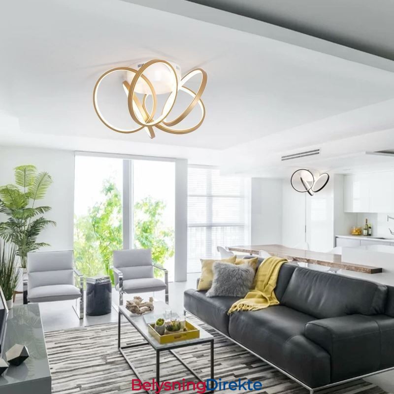 Akryl Halo Ring Innfelt Taklampe