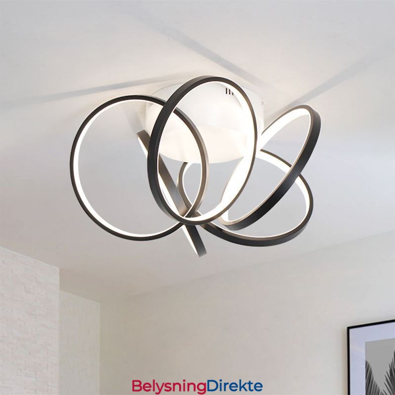 Akryl Halo Ring Innfelt Taklampe