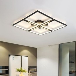 Firkantet, Innfelt Taklampe I Akryl, Dekorativ Lampe