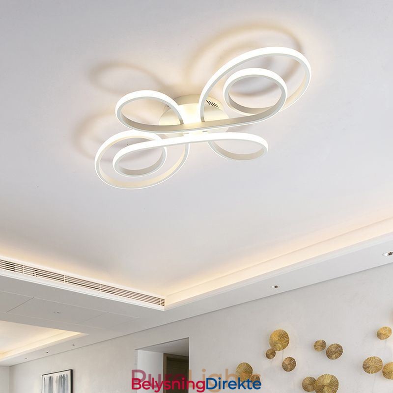 Moderne Kinesisk Knute Innfelt Taklampe