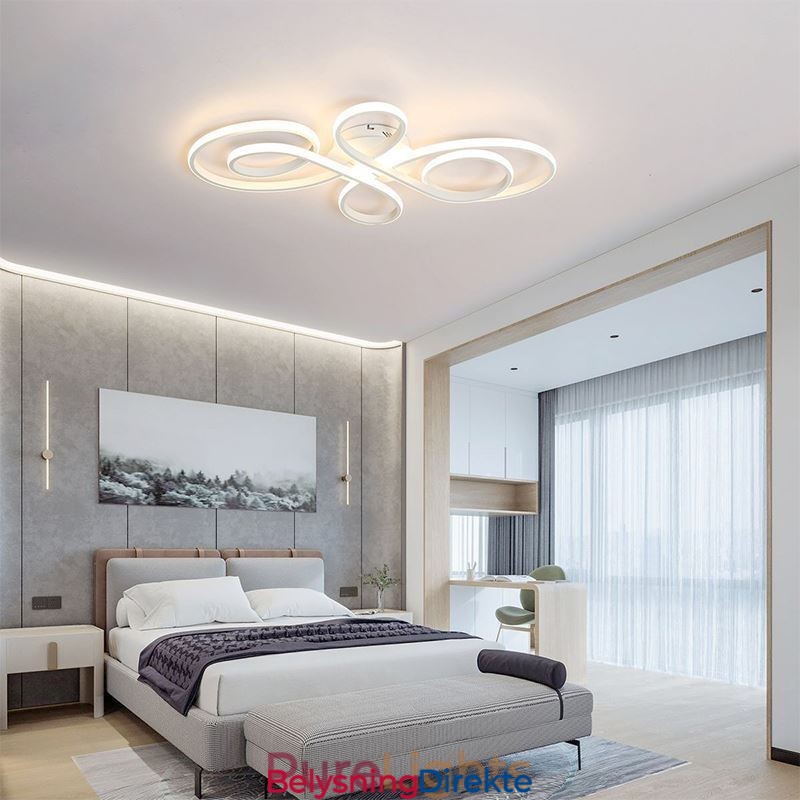 Moderne Kinesisk Knute Innfelt Taklampe