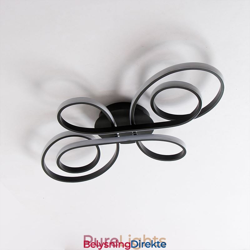 Moderne Kinesisk Knute Innfelt Taklampe