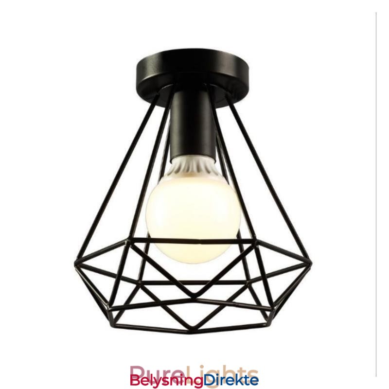 Diamantformet Innfelt Taklampe